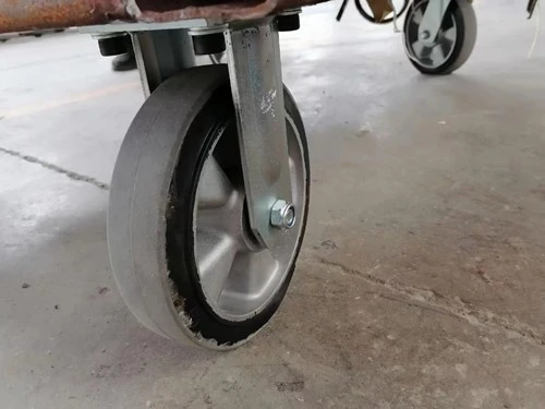 8 inch rubber tread aluminum casters 8 inch rubber tread aluminum casters