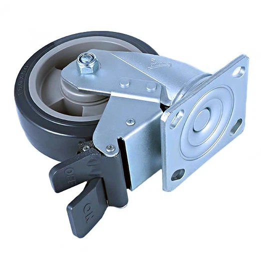 Ruote per macchine tessili pesanti con freno