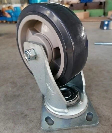 Aluminum equipment PU casters Swivel